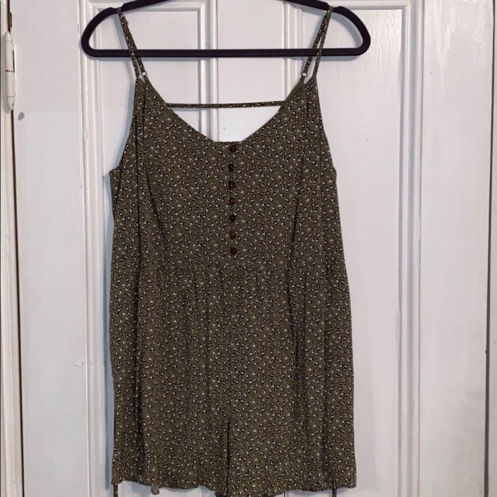 Cheetah print romper